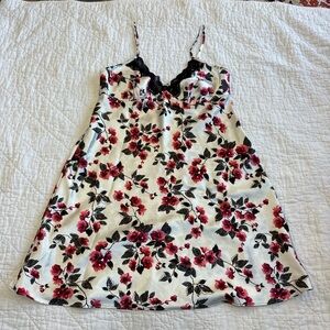 Ambrielle Floral Lace Slip Dress